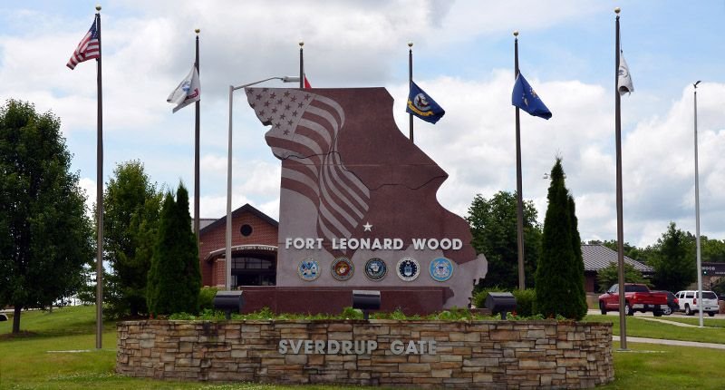 Fort Leonard Wood gate