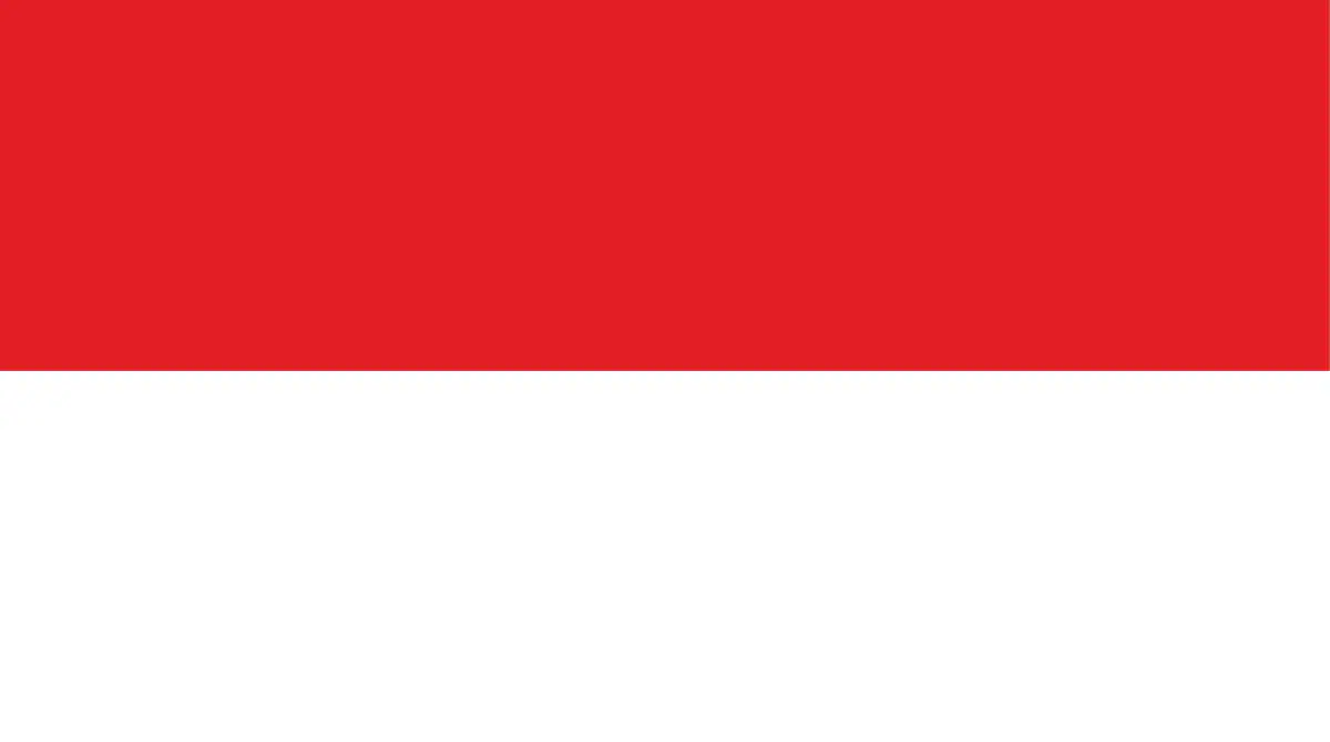 Flag with Red horizontal line and white horizontal line.