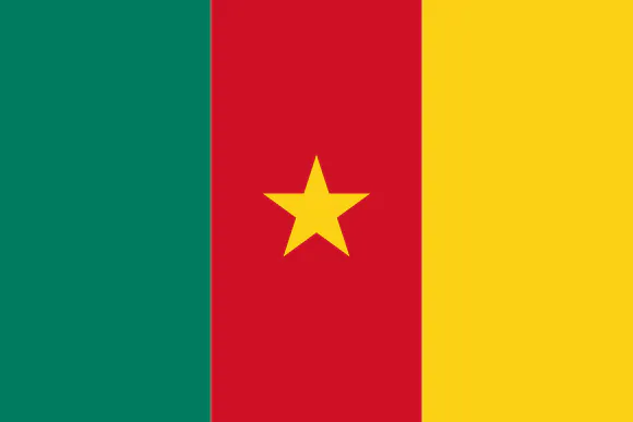 Image of the Cameroonian flag.