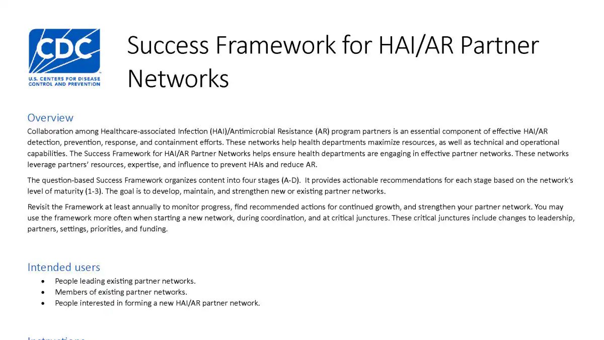 success framework for hai/ar partner networks