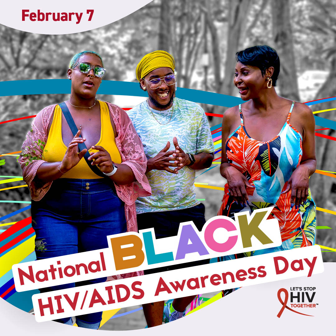 National HIV/AIDS Awareness Day is February 7.