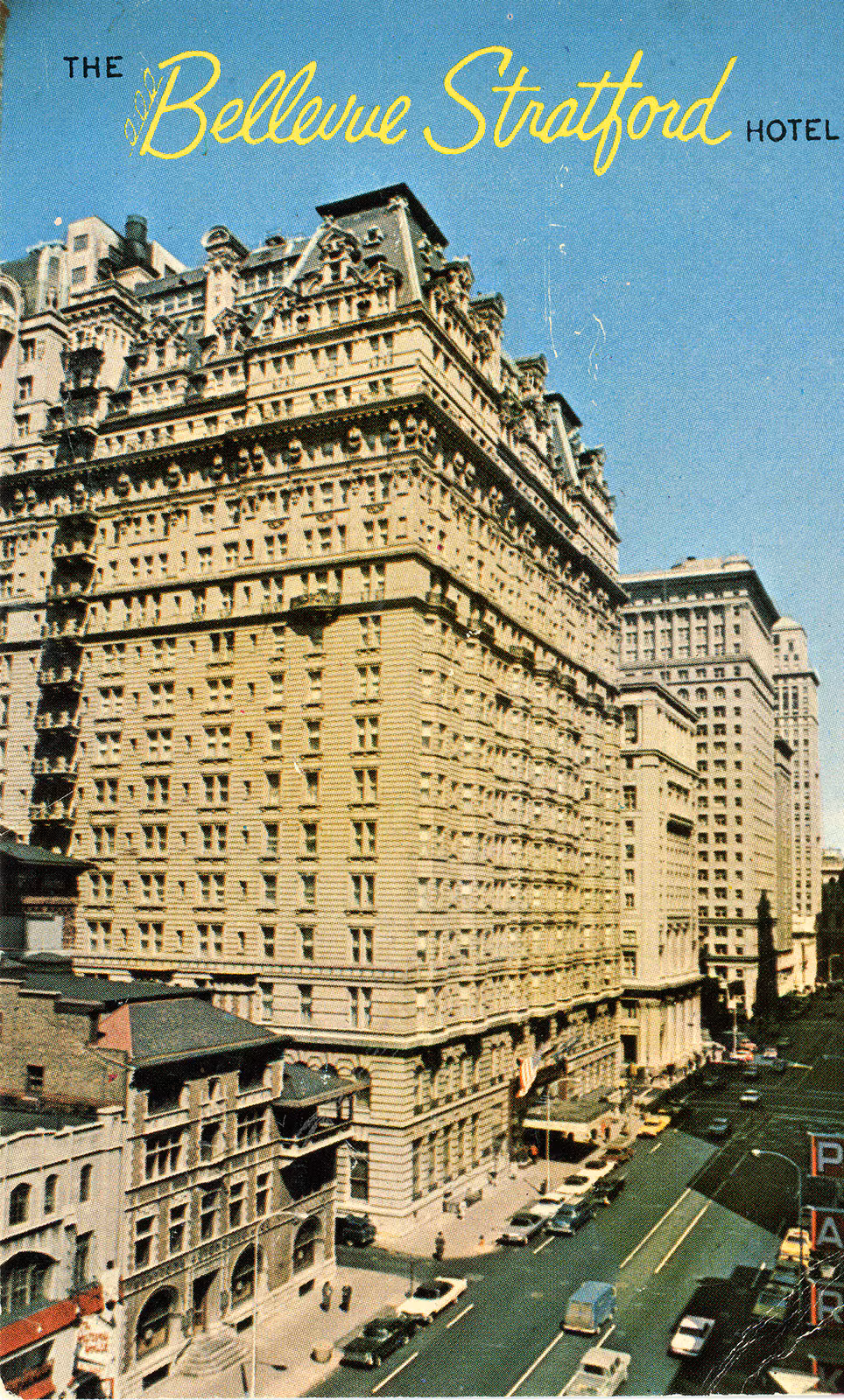 phapproach02 Bellvue-Stratford Hotel Postcard