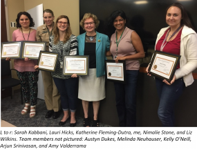 group photo of the Antibiotic Stewardship Team