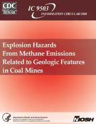 Image of publication Explosion Hazards From Methane Emissions Related to Geologic Features in Coal Mines