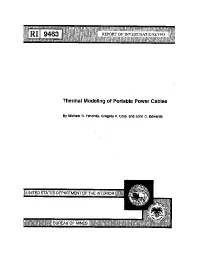 Image of publication Thermal Modeling of Portable Power Cables