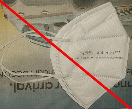 This is an example of a misrepresentation of a NIOSH approval. Intech Safety Pvt. Ltd. is not a NIOSH approval holder or a private label holder. (8/7/2020)