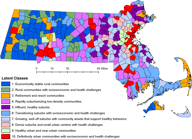 Map of MA