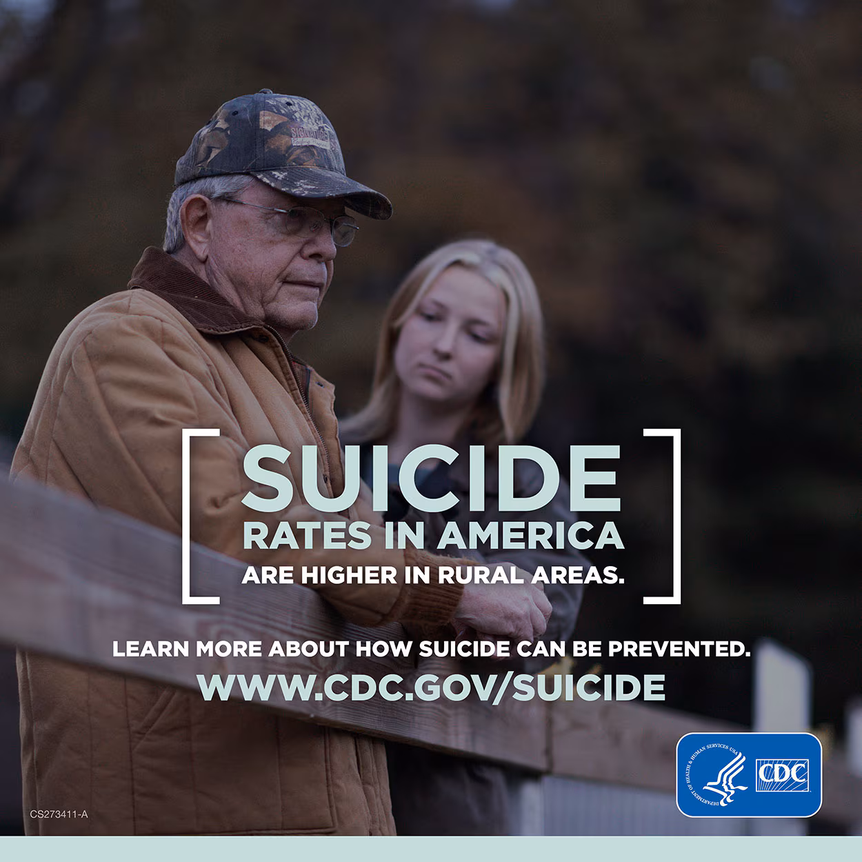 — title missing — A banner on suicide provided by the CDC.