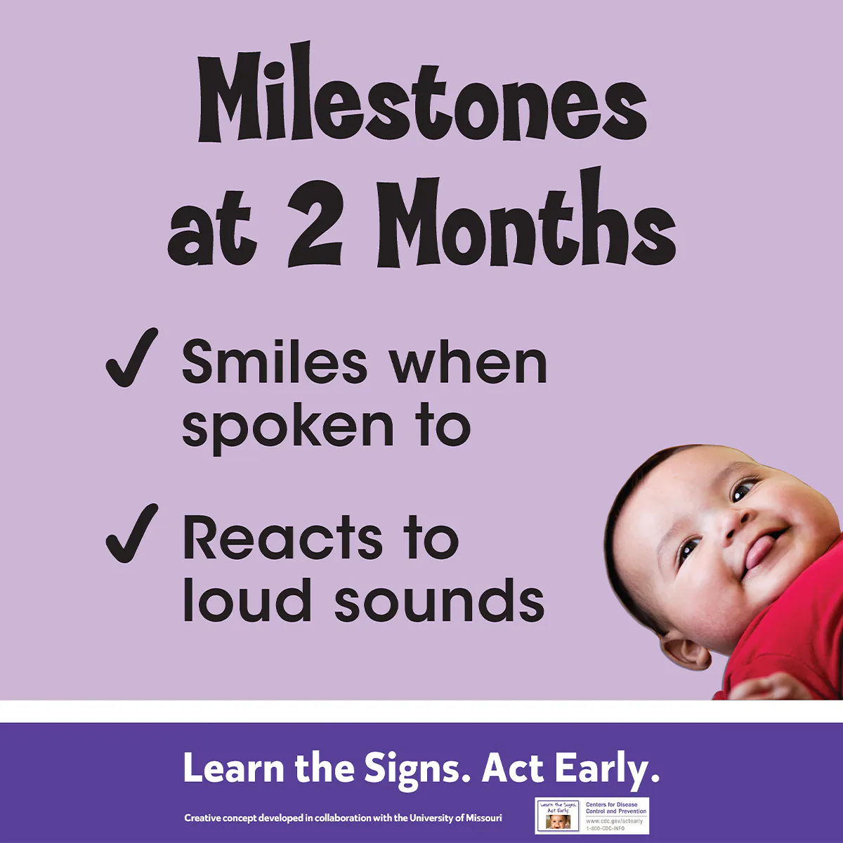 Milestones at 2 months wall blocks