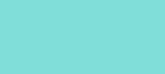 Teal blue background.